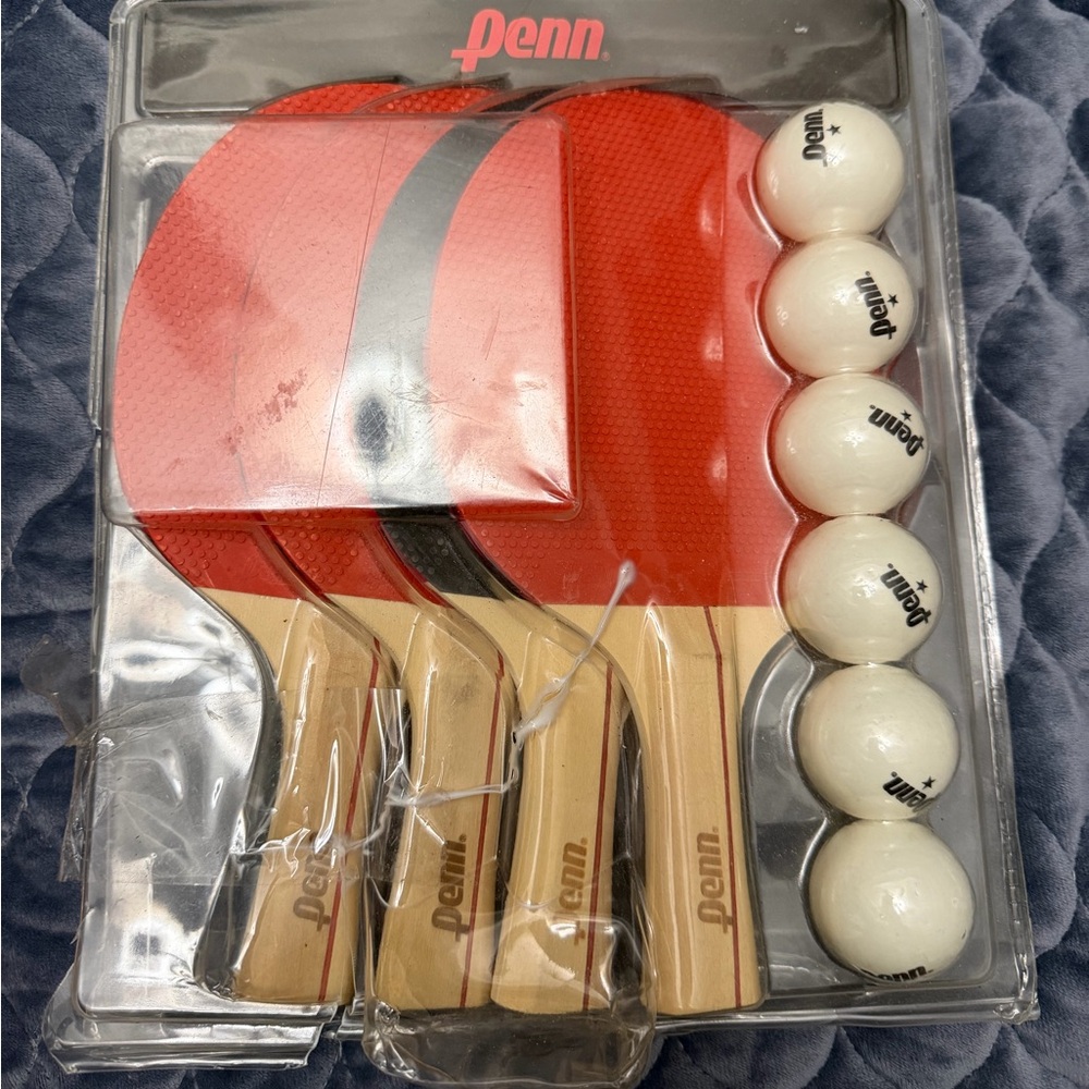 Vintage ping pong penn set.  New in package